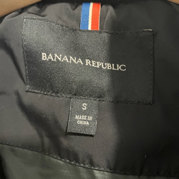 Banana Republic Black Wool and Quilted Jacket - Size Small - Picture 3 of 3
